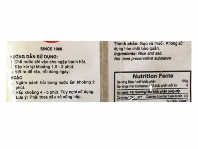 Bánh hỏi khô Bích Chi gói 300gr