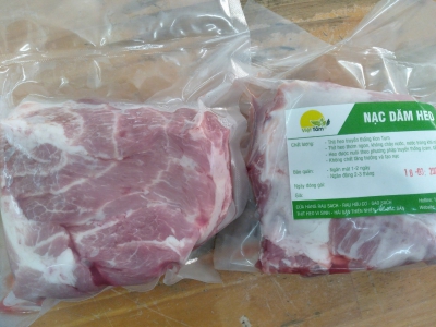 Thịt Nạc Dăm Thịt Heo Kontum - 500gr