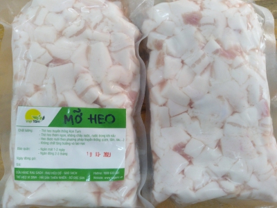 Mỡ Heo _Thịt Heo Kontum - 500gr
