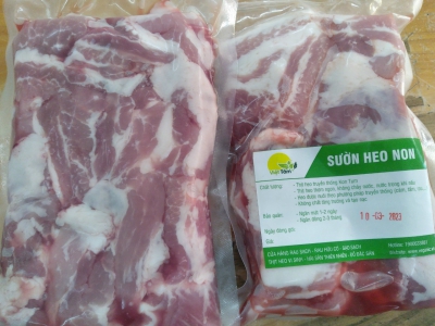 Sườn Non Thịt Heo Kontum - 500gr